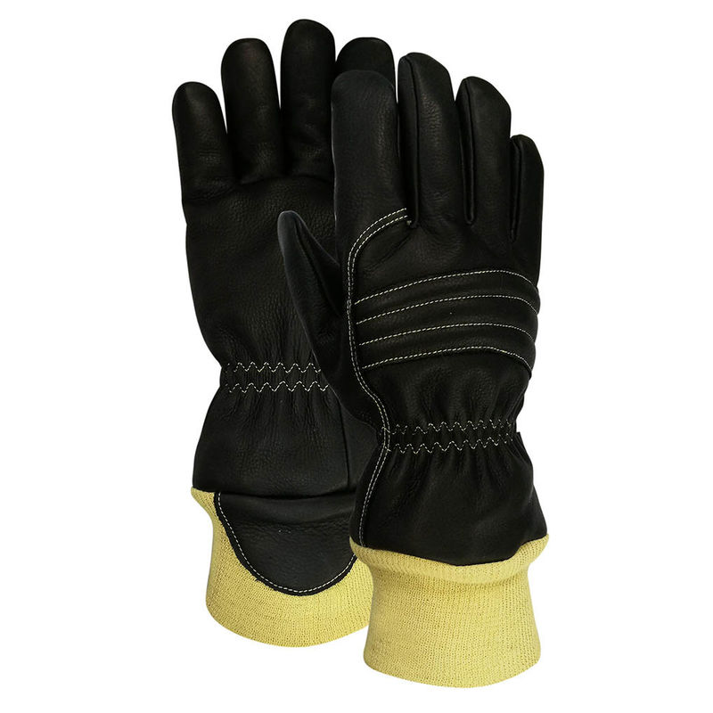 GOST R Structural Firefighting Gloves Wristlet With Kunckle Pad