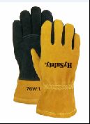 Firefighter Gloves Leather gauntlet cuff NFPA 1970-2025 edition certified by SEI